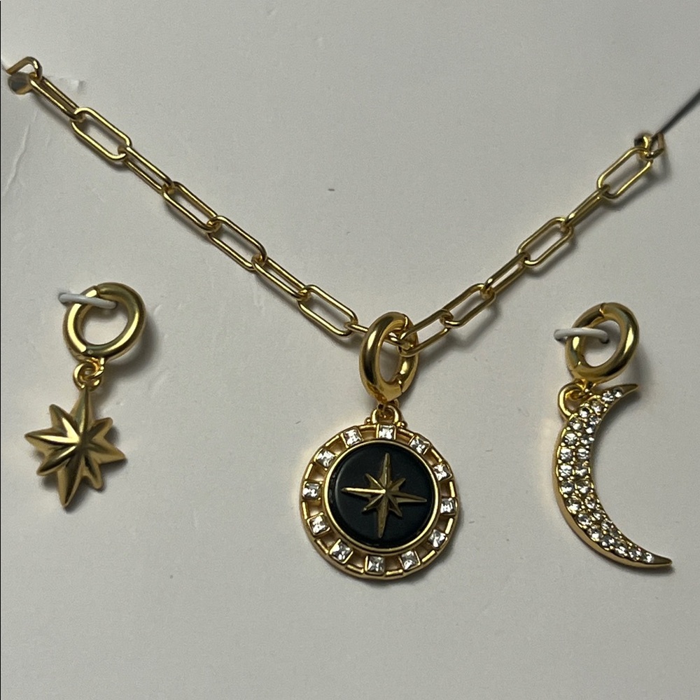 J. Crew Gold Link Charm Necklace - NWT